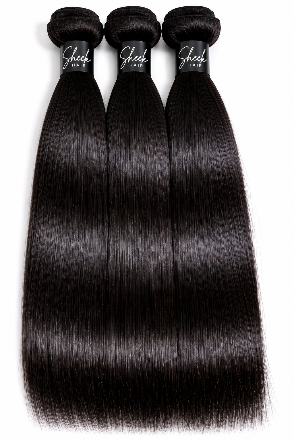 SHEEK HAIR | Straight Hair Bundles 15A Grade 100% Human Virgin Hair Unprocessed