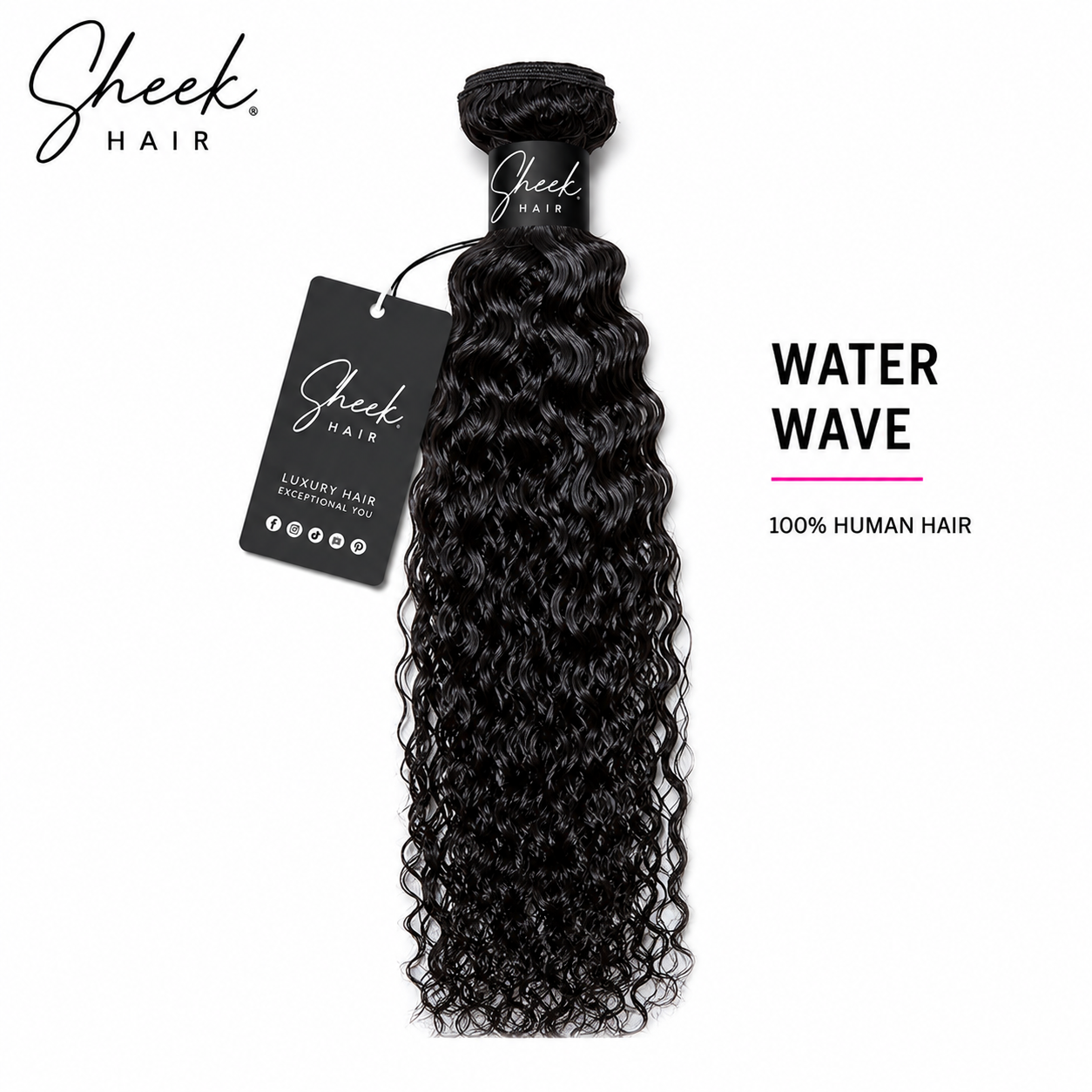 SHEEK HAIR | Water Wave Hair Bundles 15A Grade 100% Human Virgin Hair Unprocessed