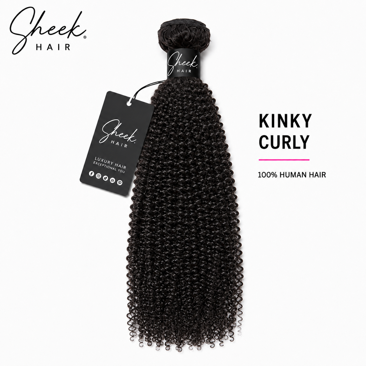 SHEEK HAIR | Kinky Curly Hair Bundles 15A Grade 100% Human Virgin Hair Unprocessed